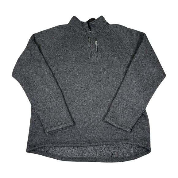 Smartwool Echo Lake Half Zip Wool Sweater Men's XL Dark Gray Winter Outdoor Warm - Picture 1 of 5